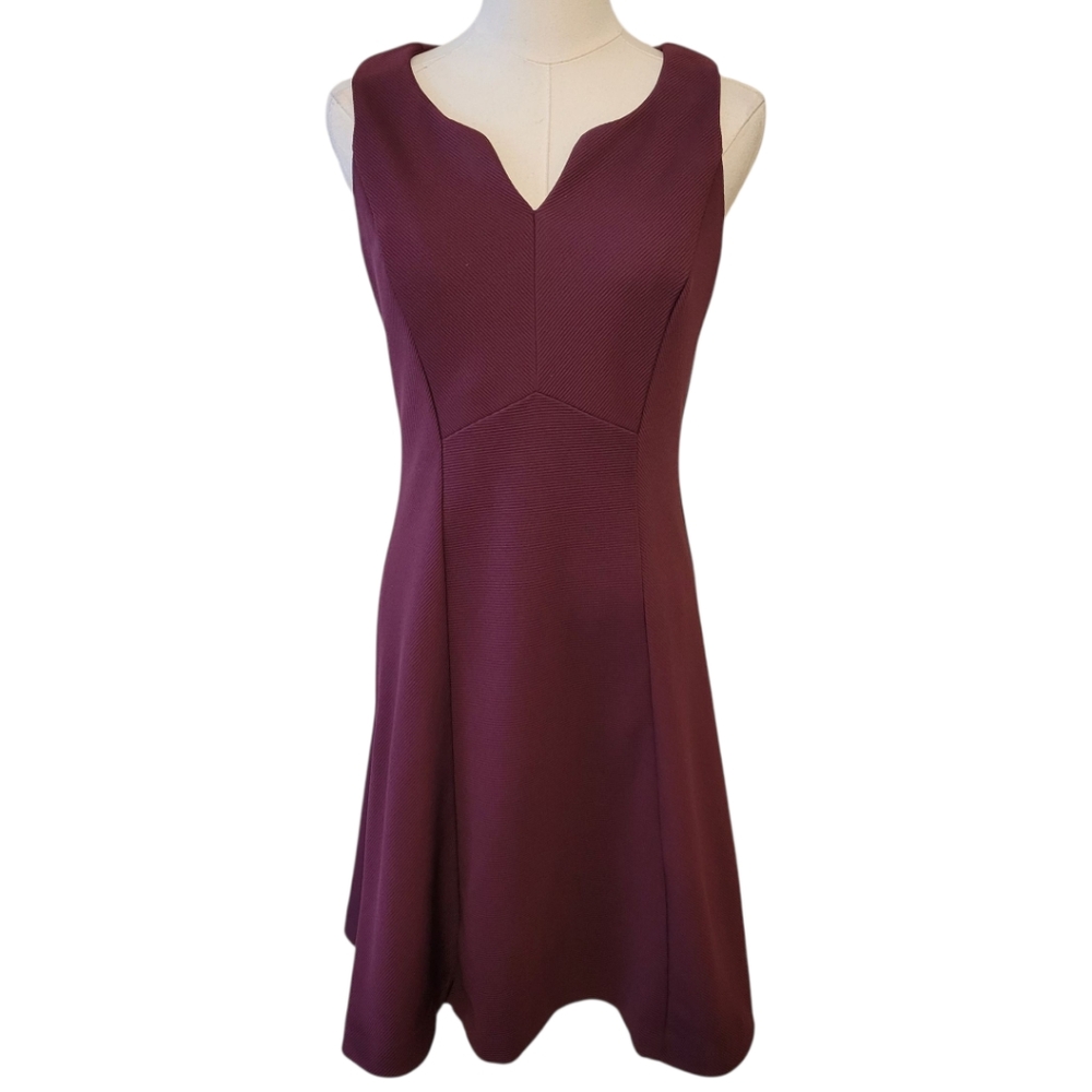 White House Black Market Plum Mini Dress